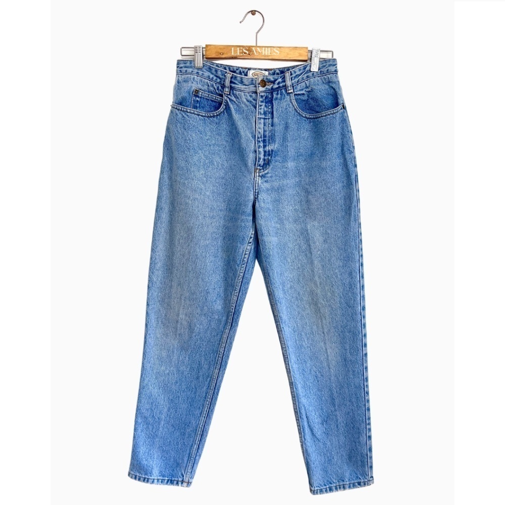 Vintage Talbots‎ Womens 100% Cotton Blue High Waist Rigid Denim Jeans Pants